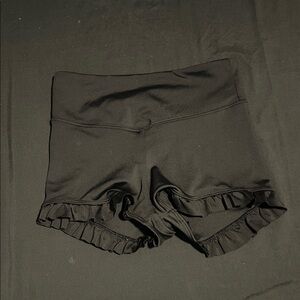 TIGER FRIDAY
AXS  Black Ruffle Hem Shorts